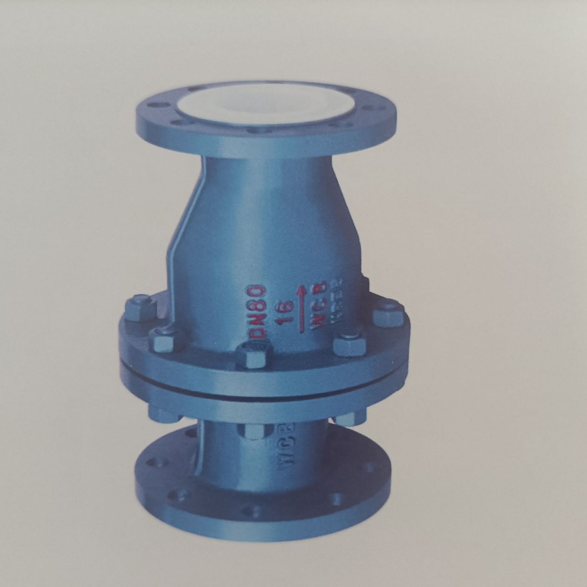 旋启式衬氟止回阀H44F-10C  水平安装衬氟止回阀