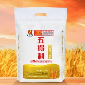 五得利面粉八星雪花小麦粉做包子馒头中筋家用通用粉5斤/10斤包邮|undefined