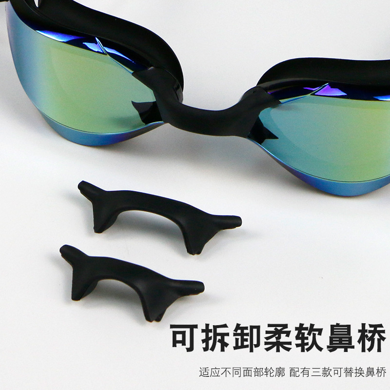 Gafas de Natación de Carrera de Policarbonato, Impermeable y Antiniebla para Entrenamiento