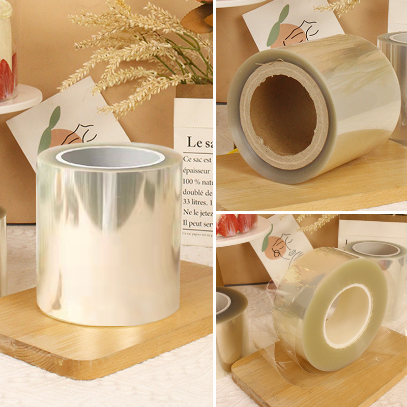 廠家直銷生日蛋糕圍邊韓式慕斯透明圍邊裝飾pet塑料烘焙包裝圍邊