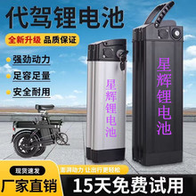 折疊電動車鋰電池48V120A30A40代駕自行車銀魚海霸款助力車電瓶