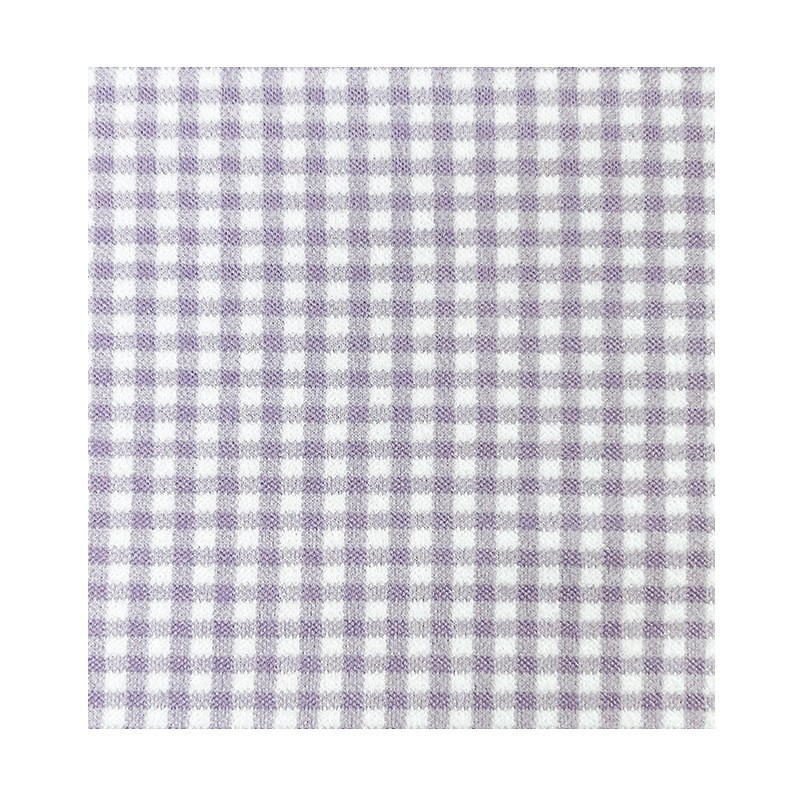 阳离子小方格德绒针织面料 打底秋衣秋裤面料 格子德绒弹力拉毛布|undefined