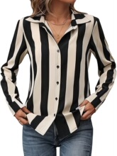 B 19661 Digital Print Plaid Shirt ����ӡ�����Ƴ��� ����