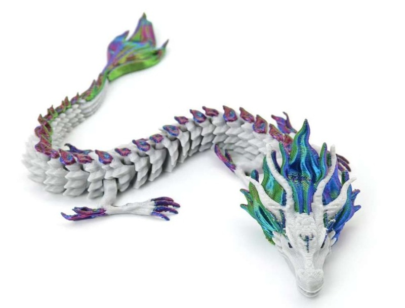 3D プリントのオウルン西海龍王オウグン龍王オウチン龍王オウシュン龍王関節可動ドラゴンおもちゃドラゴンハンド|undefined
