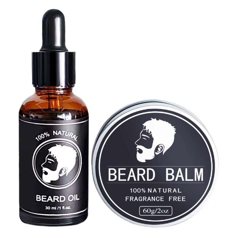 Трансграничный мужской костюм для ухода за бородой масло для бороды Внешняя торговля крем для бороды воск масло для роста бороды Английская упаковка в наличии