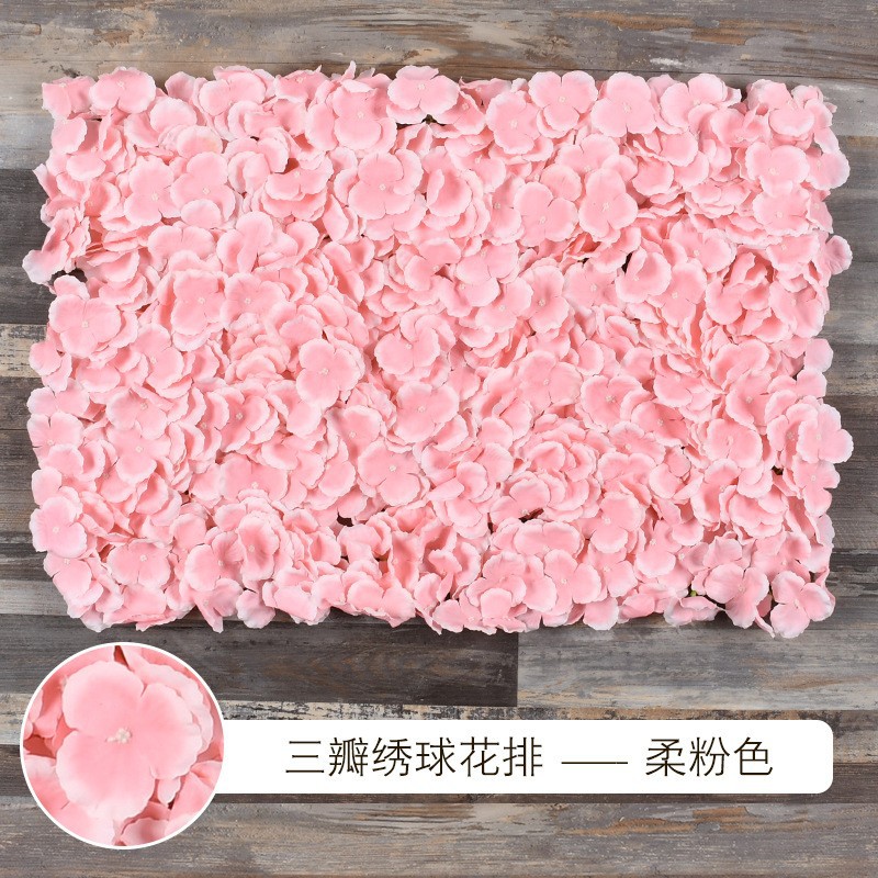 Muro de Flores de Hortensia para Decoración de Bodas, Arreglo Floral, Fondo de Pantalla, Alfombra de Pared, Arreglo Floral Artificial, Muro de Flores Famoso en Internet, Decoración de Bodas al por Mayor