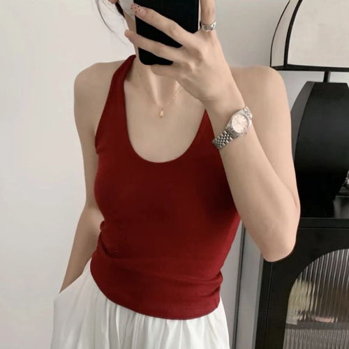 Neckline Threaded Solid Color Strapless Backless Bralette for Women with Bra Pads, Cross-Back Design for Autumn/Winter Layering, Stylish Back for Summer