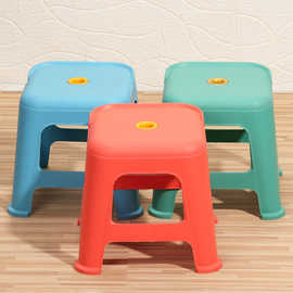 塑料矮凳儿童成人加厚凳子简约家用欧式浴室塑料凳防滑耐用换鞋凳