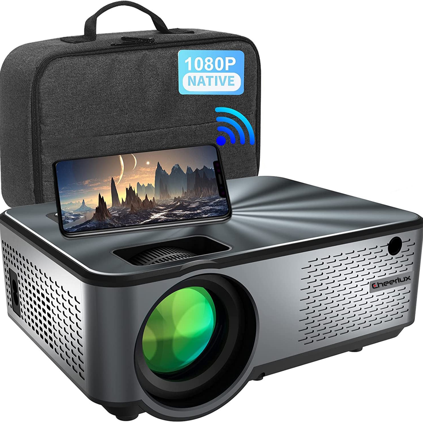 2025 Projector Hotel Home Living Room 4K High Definition Bedroom Direct Projection Home Theater Home Theater Projector