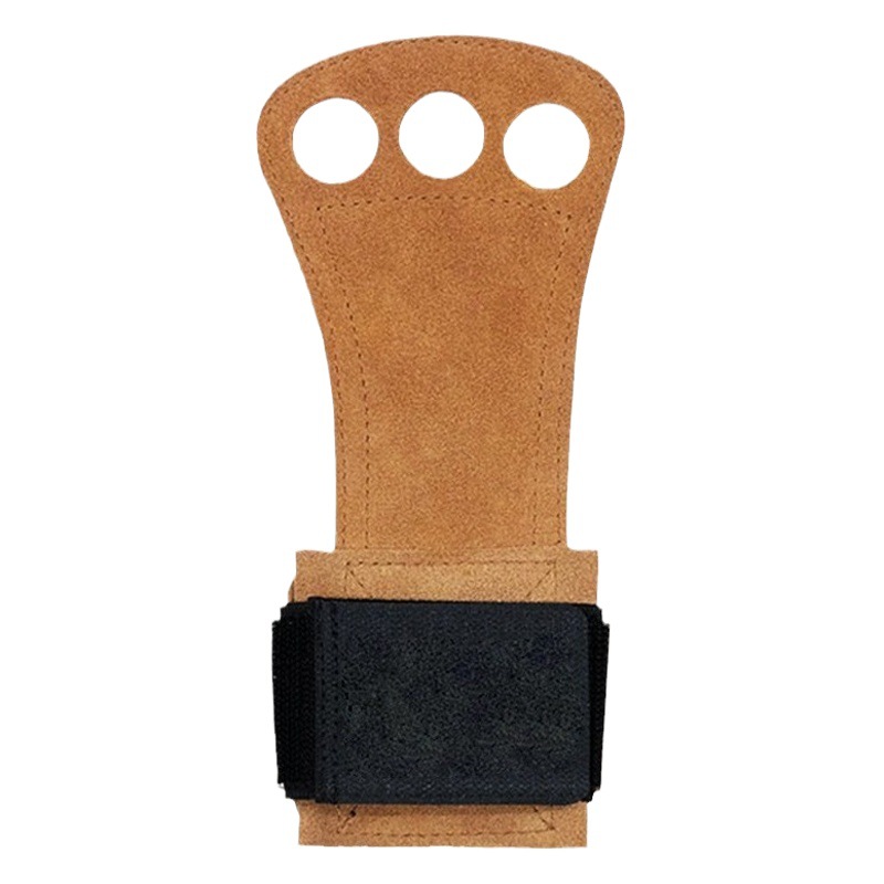 Pull-up agarre cinturón de refuerzo de tirón duro CINTURÓN DE Fitness deportes pulsera de cuero de vaca protección de la palma al por mayor