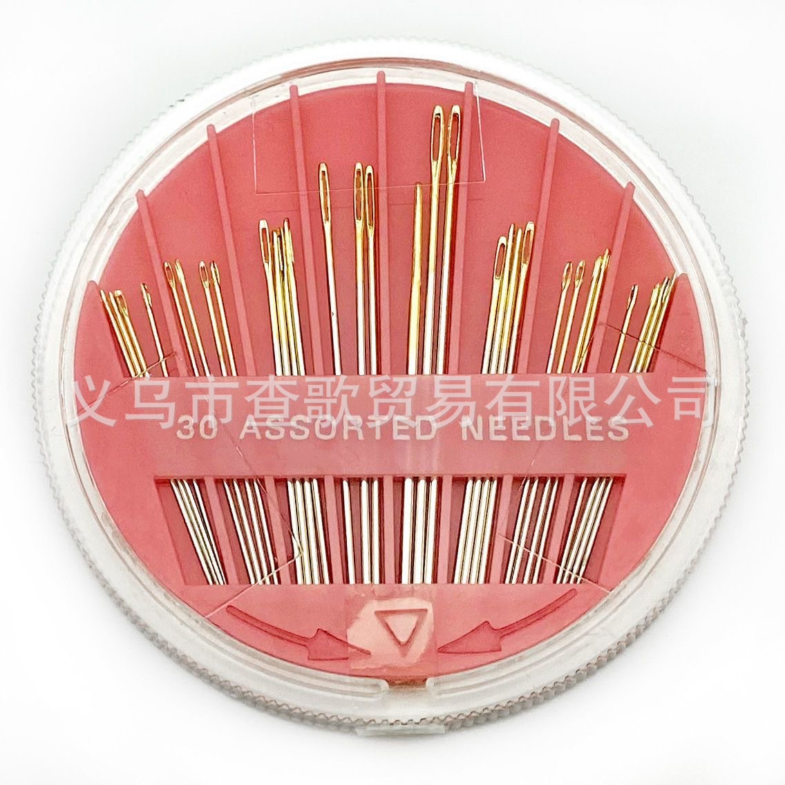30 oro cola mano costura negro aguja caja disco oro cola aguja conjunto accesorios hogar caja de costura