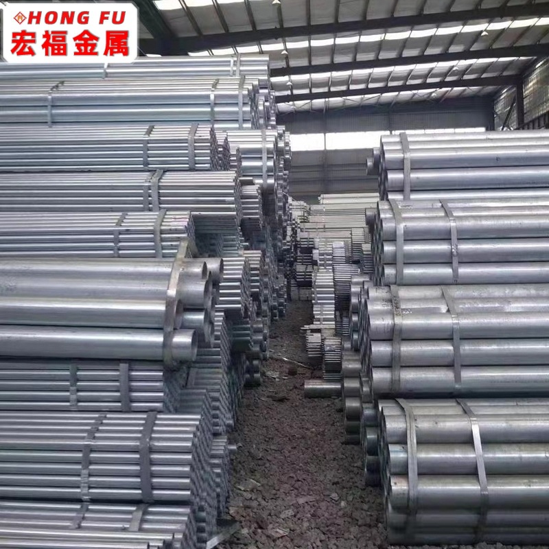 宁波现货 镀锌带管 冷镀锌圆管 表面光滑 壁厚0.5~2.0 冷镀锌管