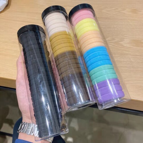 20 pack of high elasticity hair ties wholesale headbands seamless rubber bands summer simple elegant towel loops for women