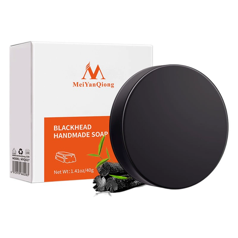 Красота Qiong бамбуковое угольное мыло Blackhead Soap трансграничный MYQ027