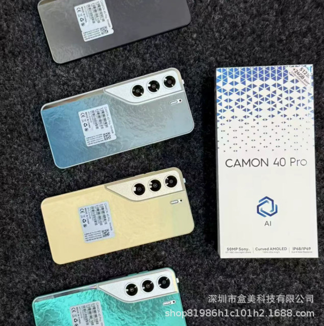 跨境热销CAMON40 PRO 高清屏智能手机16G+512G 6.6寸批发谷歌商店