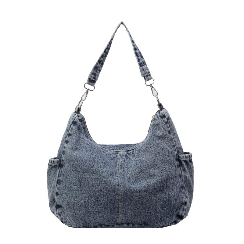 Bolso de mezclilla casual de gran capacidad para mujer 2024 nuevo bolso de mensajero de todo fósforo de moda bolso de hombro de viaje de moda
