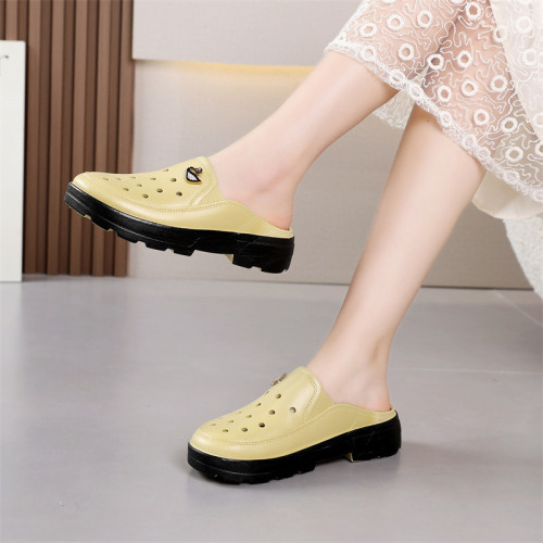 New Baotou Slippers Women's Summer Outerwear Fashionable Thick-Soled Home Anti-Slip Outdoor Women's Sandals Slippers
