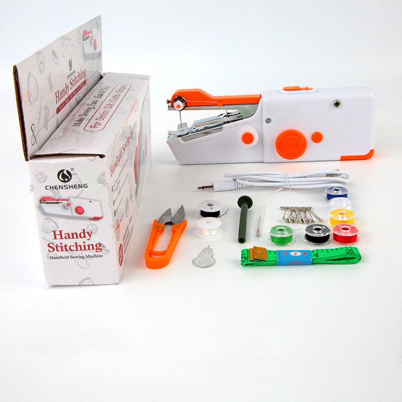 휴대용 전기 재봉틀 오렌지
