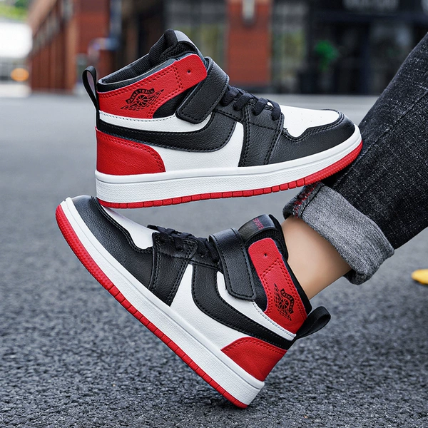 C93 Black Red/Leather Single Shoes