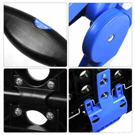 多功能折叠双层车便携收纳手推车图片馆办公室仓库搬货移动小推车