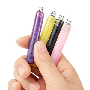 Nail Art Pen, Modeling Pen, Glitter Acrylic Rod Dotting Pen, One-Stroke Petal Flower Pattern DIY Tool Pen Nail Art Pen, Modeling Pen, Glitter Acrylic Rod Dotting Pen, One-Stroke Petal Flower Pattern DIY Tool Pen
