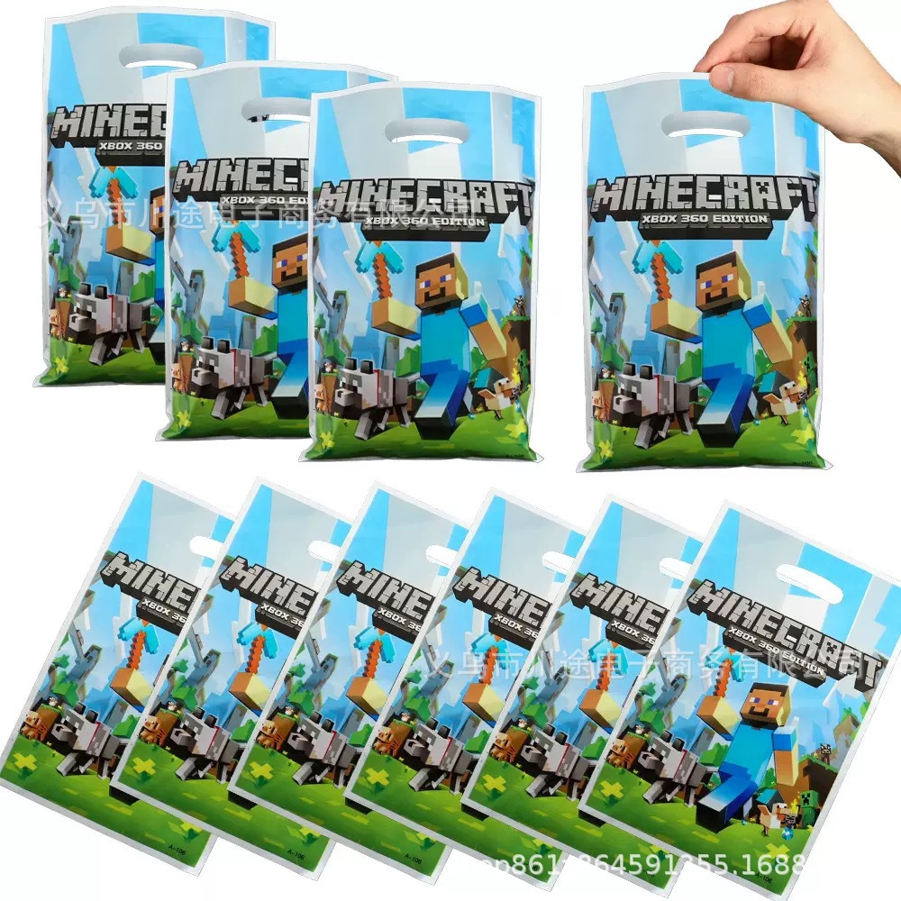 Fábrica directa bolsa de regalo de dibujos animados para niños fiesta de cumpleaños bolsa de regalo película perlada bolsa de regalo PE ahora