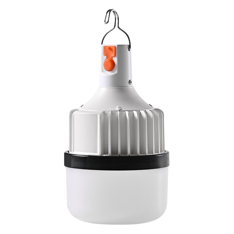 Bombilla recargable LED al aire libre impermeable camping mercado nocturno puesto bombilla luz telescópica de emergencia para el hogar venta directa de fábrica