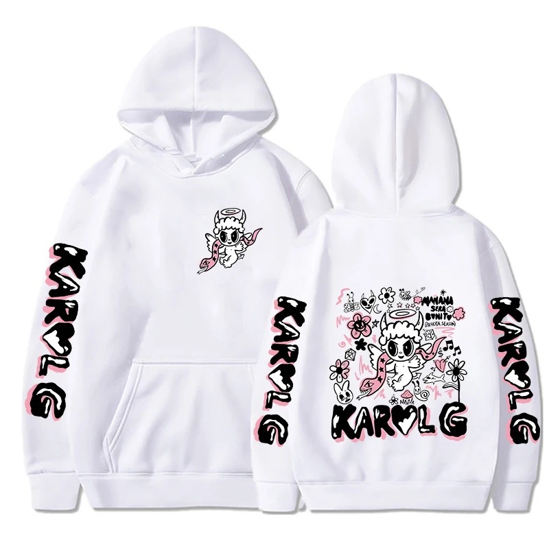 New Autunm Hot Sale Men's Hoody Karol G Manana Printed Hoodi