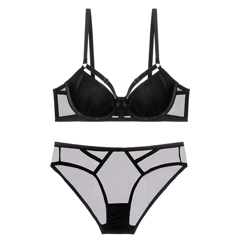 Push up BRA traje de las mujeres Otoño e Invierno encaje ropa interior traje