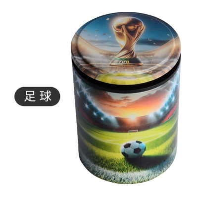 Falling, Portable Travel Ashtray, Wholesale: Car ashtray - football