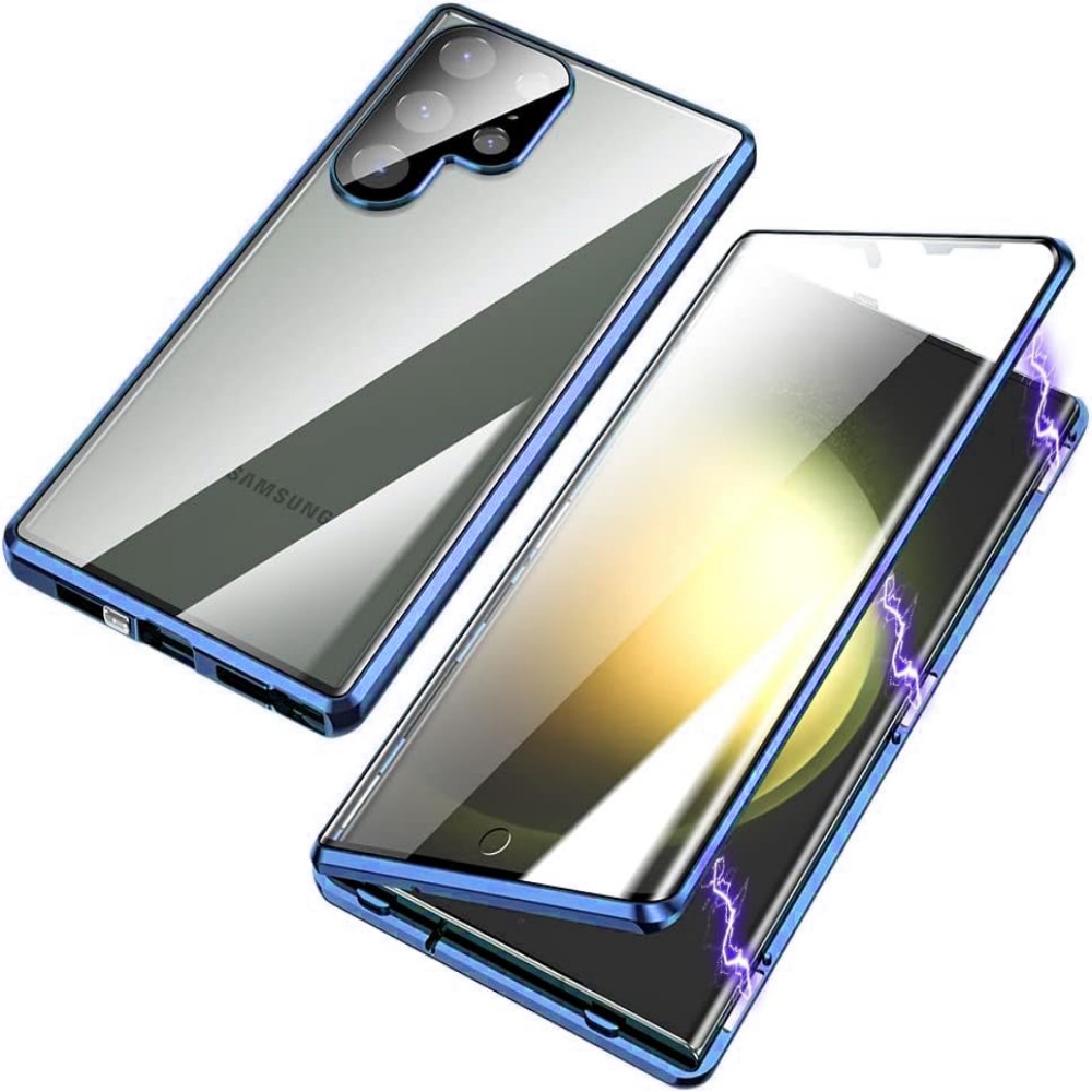 Funda para teléfono Samsung s25u Magneto 24FE aplicable a ventas internacionales, con cristal de privacidad, hebilla magnética de metal y protección anticaídas.