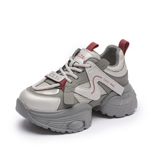 运动鞋女2025早春新款时尚百搭四季系带运动女鞋一件代发ZSK59021