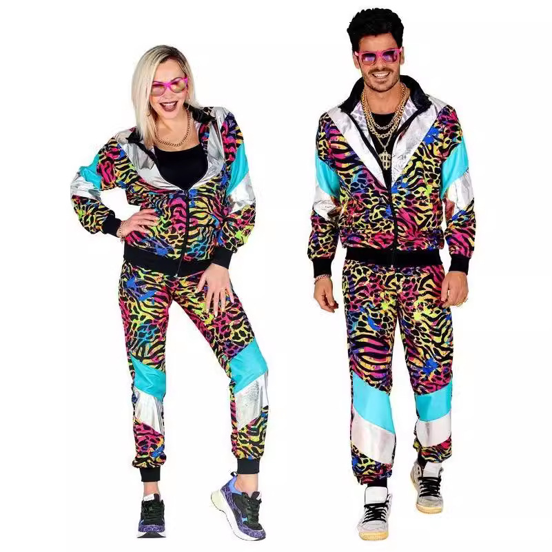 thumbnail image 1 of Disfraces de Halloween 2024 Nuevos uniformes escolares de rock disco de los años 70 personalizados para hombres, disfraces de escenario retro, disfraces de cosplay, 1 of 4