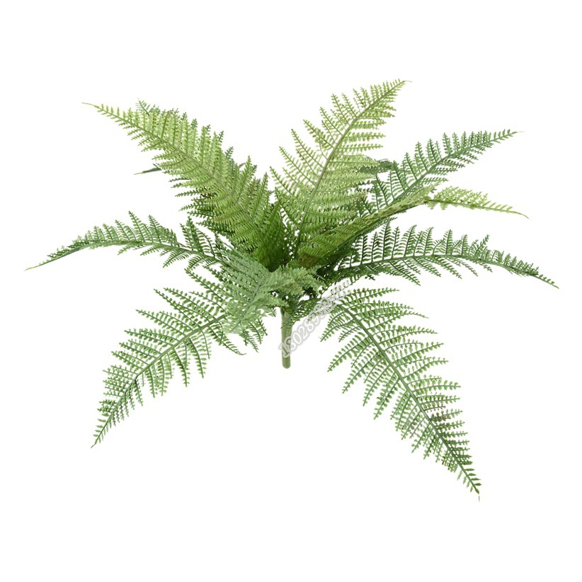 Environmental protection simulation plant wall with grass 60cm big leaf Persian grass plastic Fern window decoration fake grass potted plant