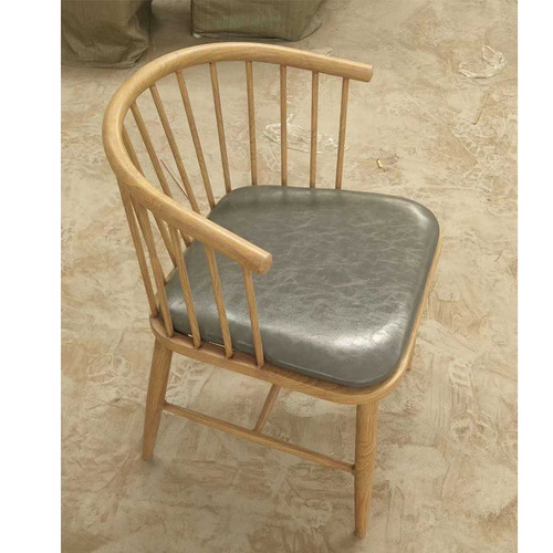 Hotel dining chairs, household solid wood princess chairs, milk tea shop round chairs, snack shop computer chair back chairs, wholesale