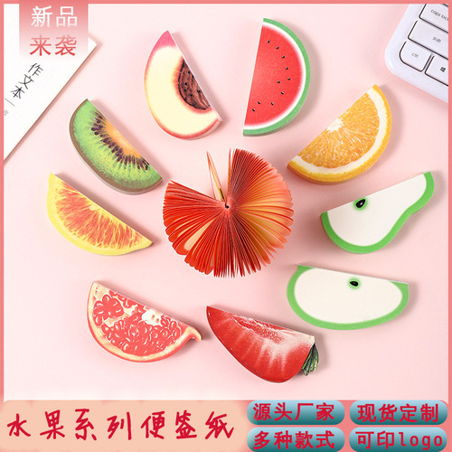 Creative fruit shape series note pad, compact and portable, office study note recording note paper wholesale