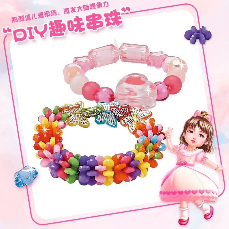 Rotating beaded bracelet, toy, set with beads, handmade, (Cross-border trading), wholesale