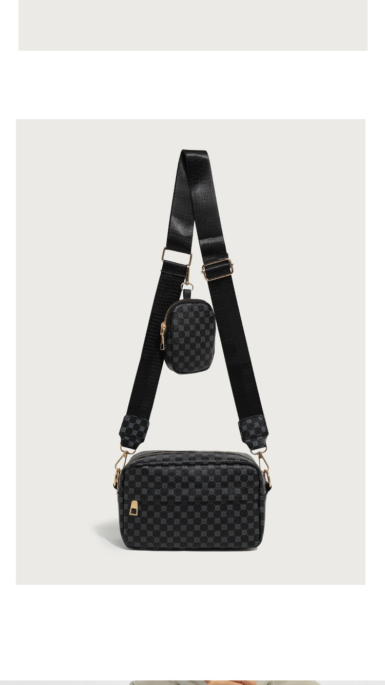 369g Weight Polyester Lining Material Zipper Closure Type Single Shoulder Strap Strap Type Square Bag Bags Type Daily Occasion PU Material Women's Backpack Backpack Argyle Pattern All Seasons Season Women's Gender Elegant, Vintage Style Style Square Shape Women's PU Argyle Elegant Vintage Style Square Zipper Square Bag 17