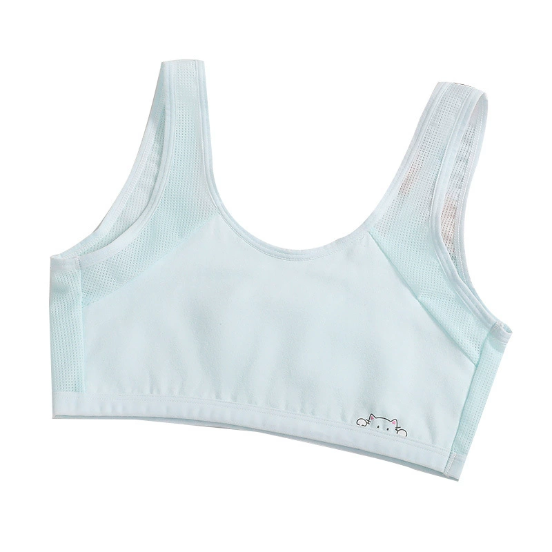 Breathable underwear, bra top, sports bra for elementary school students, for secondary school, for teenagers, wholesale