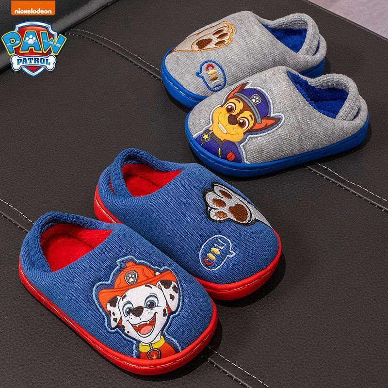 Paw Patrol Children's Slippers Boys Infants Indoor Home Shoes Going Out Cute Children's Baby Cotton Shoes