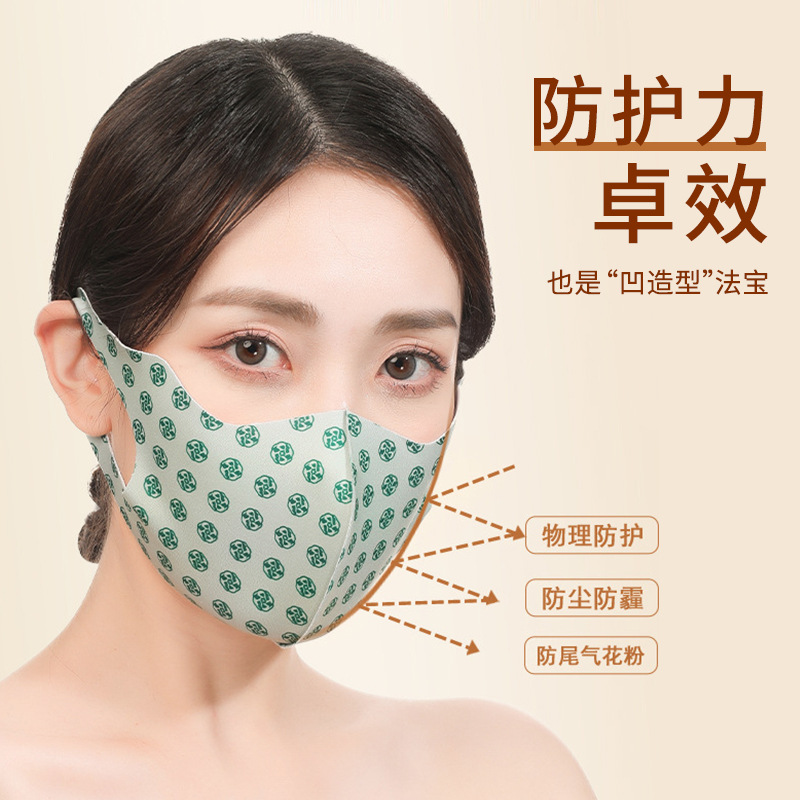 防護面罩防塵霧霾網紅全臉零重力系列老花高顏值批發