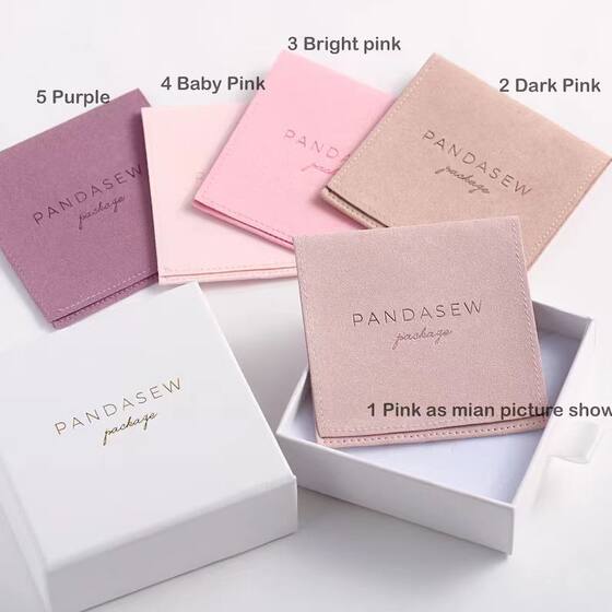 Logo logo custom suede microfiber high-end jewelry jewelry necklace ring necklace bag storage bag