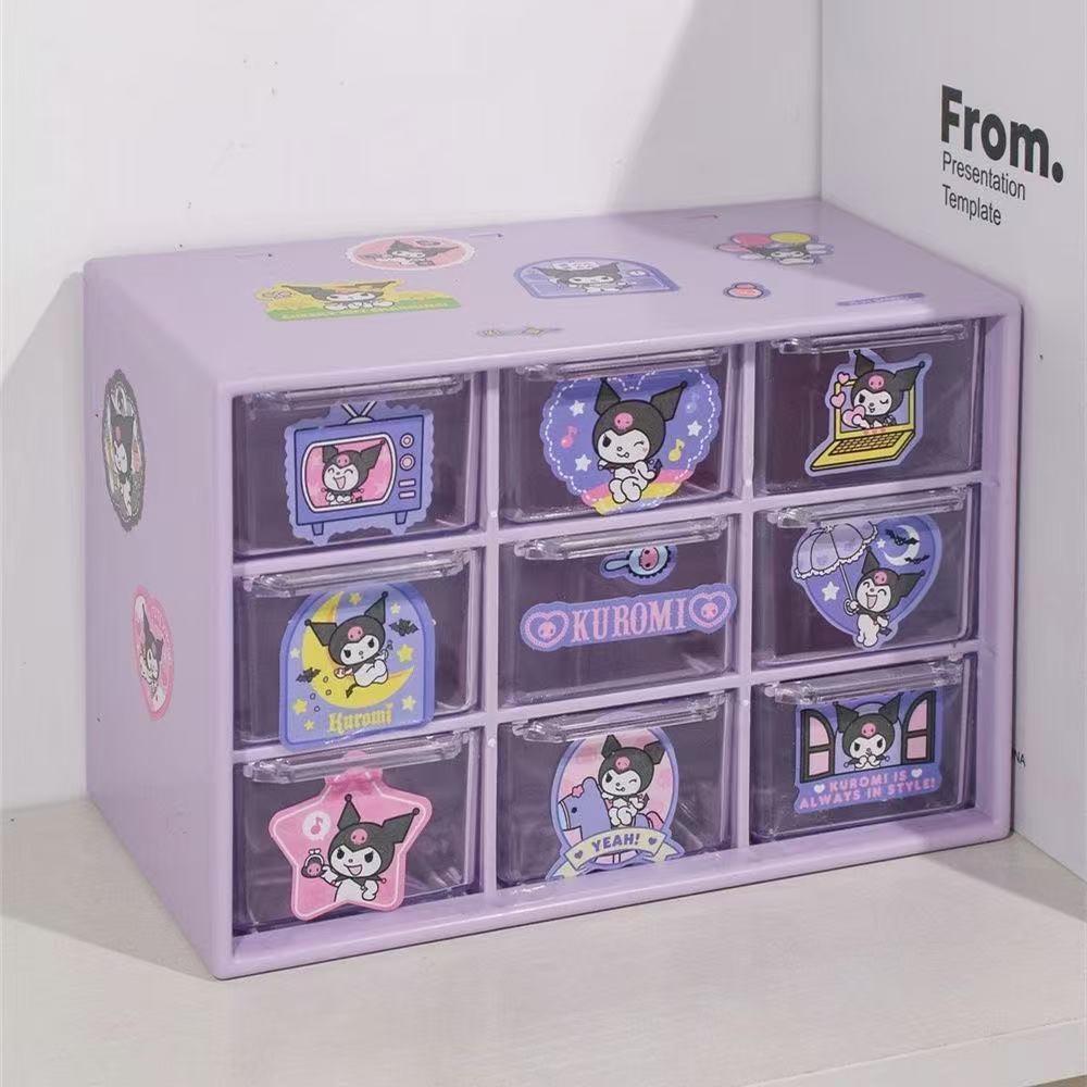 Caja de almacenamiento Jiugongge Caja de almacenamiento Cajón Chica Corazón Cosméticos Lápiz labial Caja de joyería Escritorio Caja de almacenamiento de escritorio grande