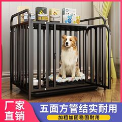 犬籠大型犬中型犬籠太く補強六面角管金毛ラブラドールペット犬籠