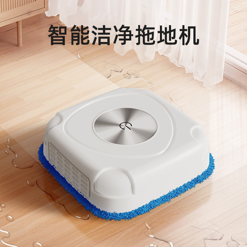 Dry and Wet Floor Wipe Robot Cross-border Intelligent Sweeper Household Lazy Man Integrated Robot Fully Automatic Floor Sweeping