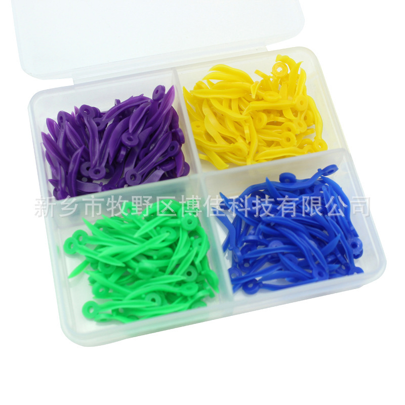 Dental interdental space wedge tooth wedge with hole interdental space plastic wedge 200 pc/box