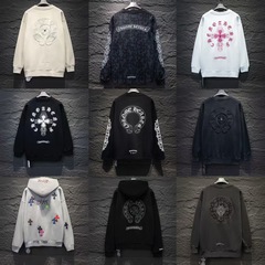 クロスボーダーの新型外国貿易はトップ版のクロコダイルの潮牌の重工業に布の刺繍の純綿の衛衣の男女を貼り付けます。