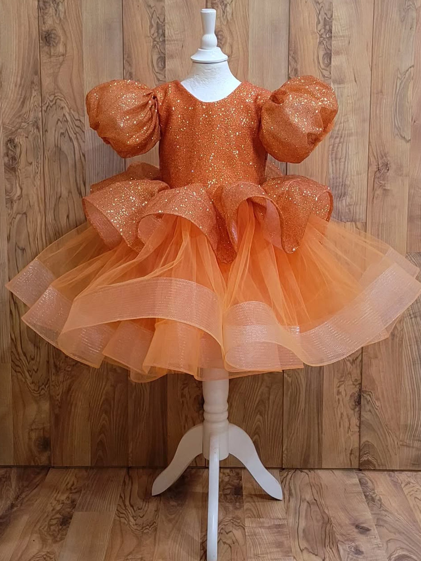 Mother & Kids Girls Sequined Princess Dress Style First Birthday Outfit Kids Christmas Theme (0-3 Years) For Formal & Casual_voghion.com