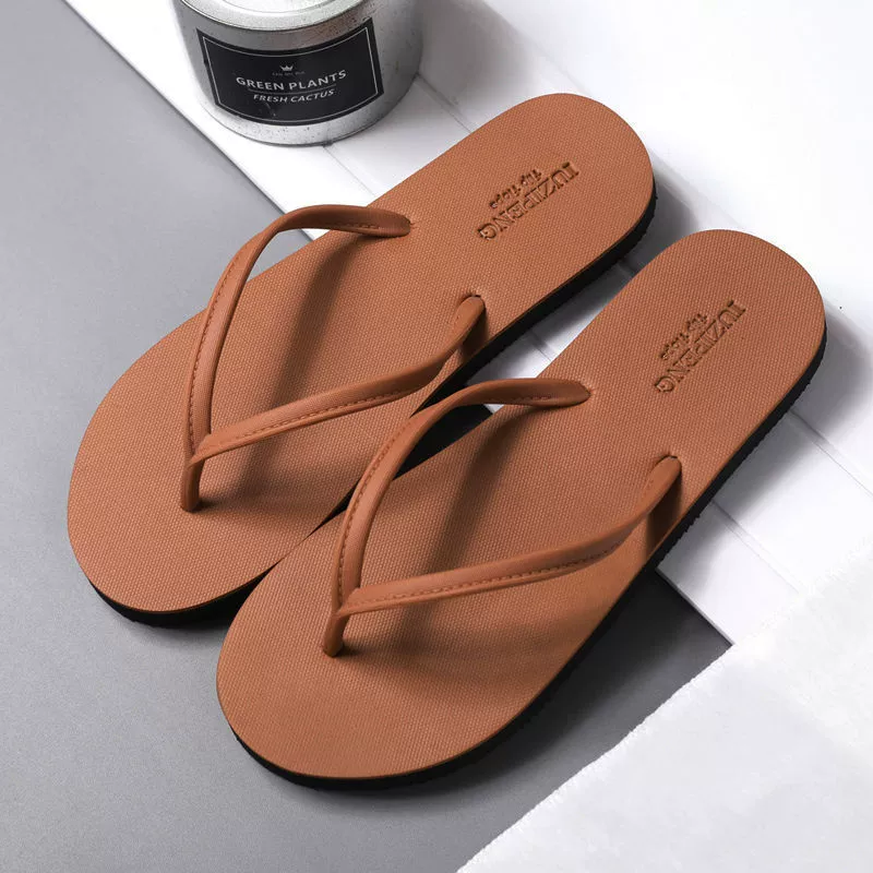 Шлепанцы, новые стильные мужские летние тапочки, модные уличные повседневные нескользящие модные пляжные сандалии