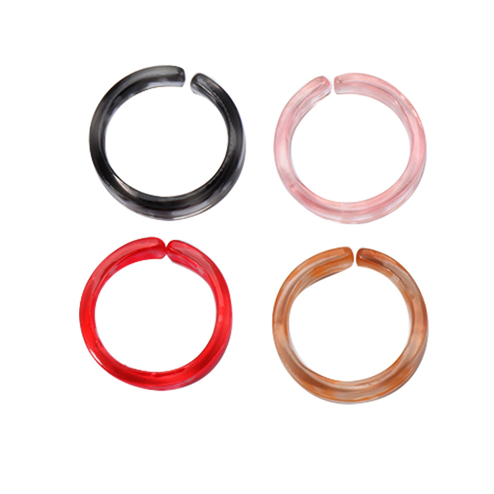 Modisches Acryl Koreanisches Trendiges Ringset display picture 7